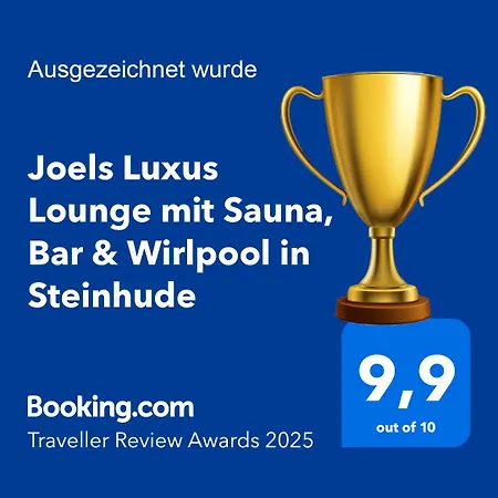 Joels Luxus Lounge Mit Sauna, Bar & Wirlpool In * Steinhude